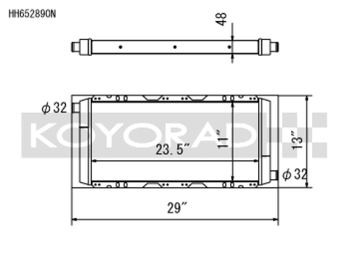 Koyo 05-11 Lotus Elise/Exige 1.8L I4 Radiator - HH652890N