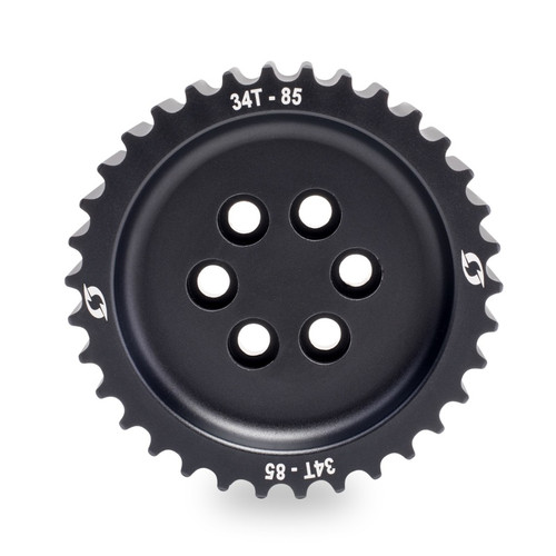 KraftWerks Cogged Pulley - 85mm Cogged 64mm Width (6 Bolt / Must Use Adapter Hub) - 159-99-8564