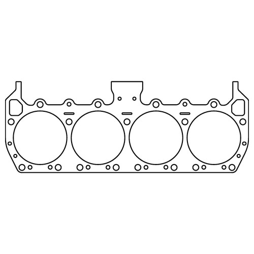 Cometic Chrysler 361/383/413/440 4.400in Bore 0.043in Copper Round Bore Head Gasket - C15417-043