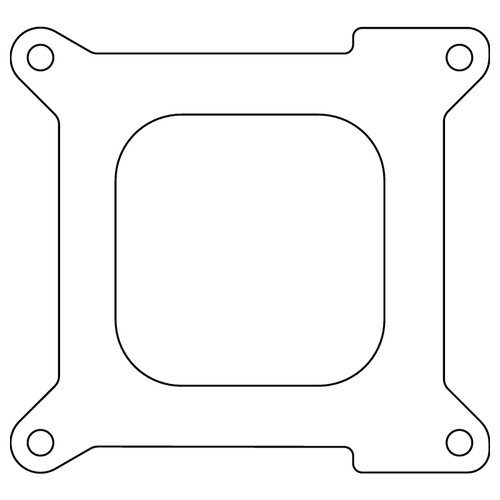 Cometic NASCAR 4 Barrel .047in Fiber Carburetor/Throttle Body Mounting Gasket - Open Plenum - C15616