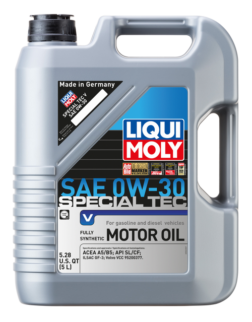 LIQUI MOLY 5L Special Tec V Motor Oil SAE 0W30 - 20204