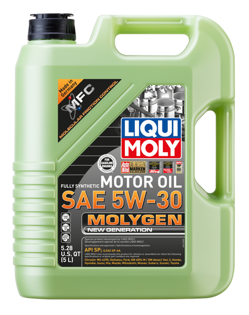 LIQUI MOLY 5L Molygen New Generation Motor Oil SAE 5W30 - 20228
