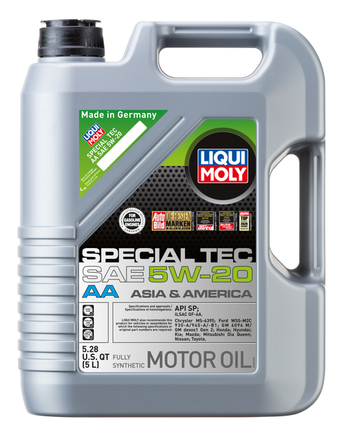 LIQUI MOLY 5L Special Tec AA Motor Oil SAE 5W20 - 2259