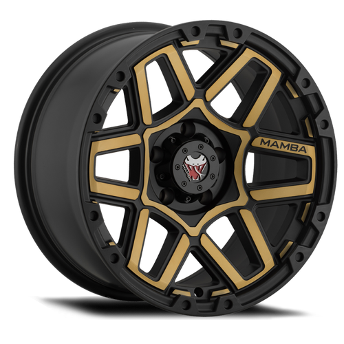 Mamba M23 20x9 6x139.7 ET12 Matte Black w/ Bronze Face - M232983N128