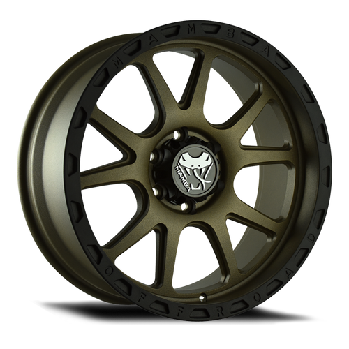 Mamba M27 17x9 5x139.7 ET12 Matte Bronze / Black Lip - M277985128