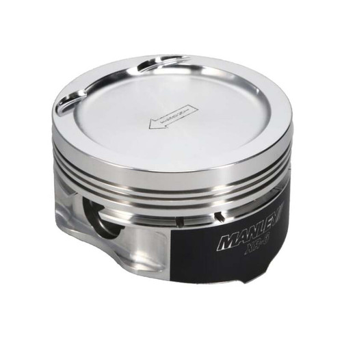 Manley Nissan SR20DE Piston Set - 87.00mm Bore 1.260in CH, -12.00 CC - 638010CE-4