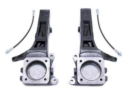 MaxTrac 05-18 Toyota Tacoma 2WD 6 Lug 4in Front Lift Spindles w/Extended DOT Compliant Brake Lines - 706840