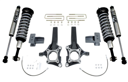 MaxTrac 15-18 Ford F-150 2WD 7in/4in MaxPro Elite Spindle Lift Kit w/FOX Shocks - K883274F