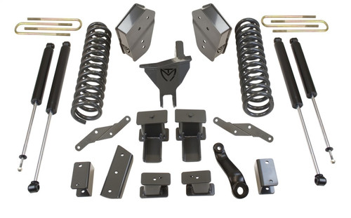 MaxTrac 17-19 Ford F-250/350 4WD 6in/2in MaxPro Coil Lift Kit w/Radius Arm Brkts & MaxTrac Shocks - K943362