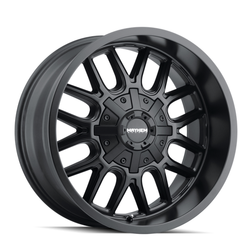 Mayhem 8107 Cogent 17x9 / 8x170 BP / -12mm Offset / mm Hub Matte Black Wheel - 8107-7970MB Photo - Primary