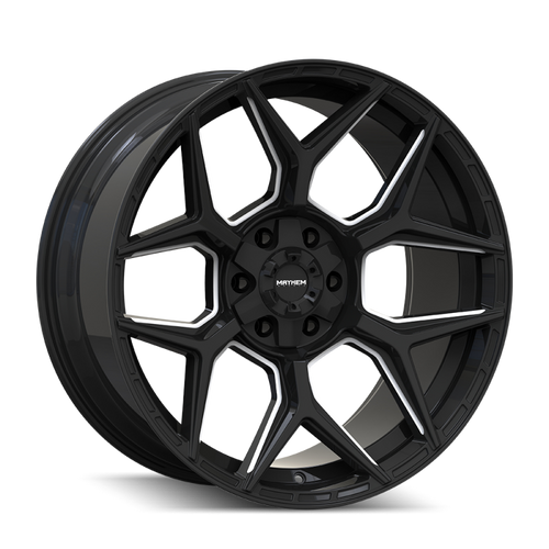 Mayhem Vanquish 8119 20X9 / 6x135/6x139.7 / 0mm Offset / 106.1mm  Hub - Gloss Black Milled - 8119-2937M Photo - Primary
