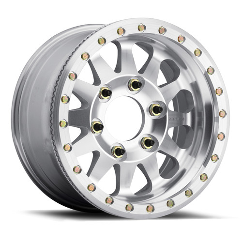 Method MR101 Beadlock 17x9 -12mm Offset 6x6.5 108mm CB Raw Machined w/BH-H24125 Wheel - MR10179070312BR
