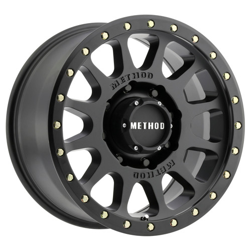 Method MR305 NV HD 17x8.5 0mm Offset 8x6.5 130.81mm CB Matte Black Wheel - MR30578580500H