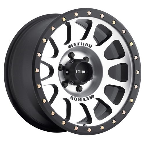 Method MR305 NV 18x9 -12mm Offset 6x5.5 108mm CB Machined/Black Street Loc Wheel - MR30589060312N
