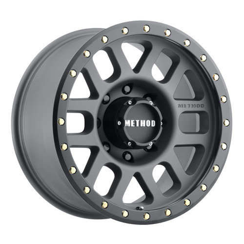 Method MR309 Grid 18x9 +18mm Offset 8x180 130.81mm CB Titanium/Black Street Loc Wheel - MR30989088818