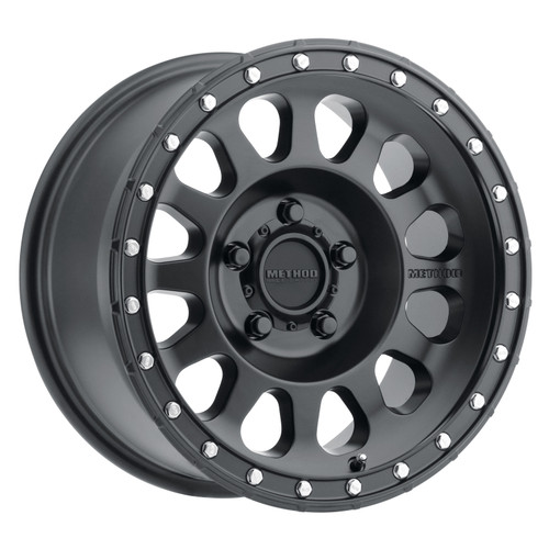 Method MR315 17x8.5 0mm Offset 5x5 71.5mm CB Matte Black Wheel - MR31578550500