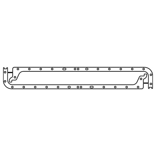Cometic Jaguar XK6 .060in AFM Oil Pan Gasket Set - Side Rails Only - C4259-060