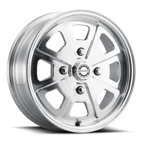 Mobelwagen MW-730P Schnell 15x5.5in / 4x130 BP / 35mm Offset / 79.1mm Bore - Polished Wheel - MW-730P-55530+35