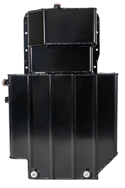 Moroso Ford 351W (w/Rear Sump) Kicked Out Circle Track Baffled Wet Sump 9qt 7.5in Steel Oil Pan - 20522