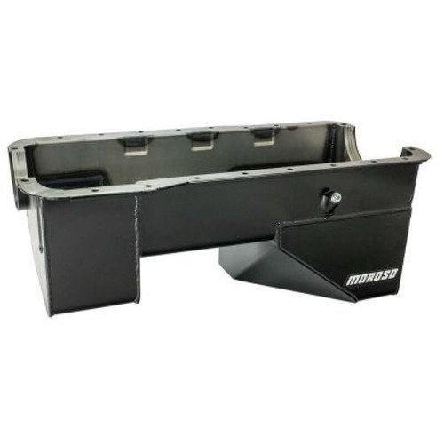 Moroso 66-77 Ford Bronco (351W) 9in Deep Billet End Seals Rear Sump Steel Oil Pan - 20541