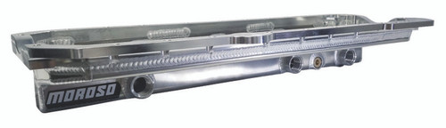 Moroso Toyota 2JZ-GE/2JZ-GTE w/Three -12An Fittings Dry Sump Aluminum Oil Pan - 20938