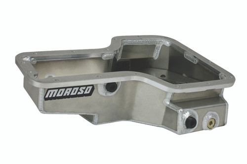 Moroso Lotus/Toyota 1ZZ/2ZZ Road Race Baffled Wet Sump 6qt Stock Depth Aluminum Oil Pan - 20970