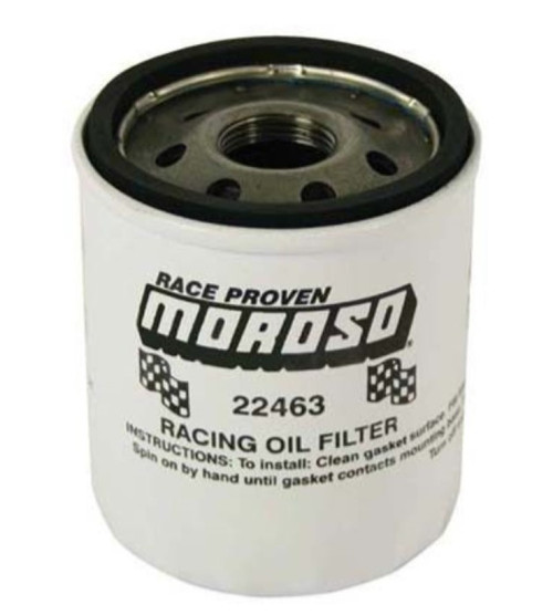 Moroso GM LS/Ford 4.6/5.0/5.4/Import 22mm-1.5 Thread 3-1/2in Tall Oil Filter - Racing - 22463