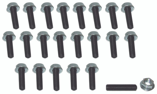 Moroso Honda/Acura/Mazda Rotary/Dodge Neon/Toyota MR2 Oil Pan Stud Kit - 6mm - Steel - Set of 22 - 38366