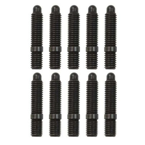 Moroso Bullet Nose Black OX Studs - M8 X 1.25 X 41mm (10 Pack) - 38833