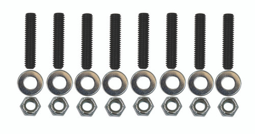 Moroso Pontiac Valve Cover Stud Kit w/ Broached Studs/Washers/Nylock Nuts - 38850
