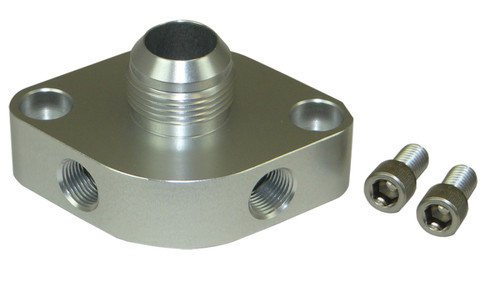 Moroso Chevrolet Big Block/Small Block Water Outlet Filler Neck -16An w/O-Ring & Two 3/8in NPT Ports - 63475