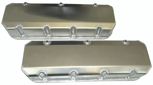 Moroso Chevrolet Big Block (w/Symmetrical Port) Valve Cover - Exhaust Pockets/Intake Tubes - Alum - 68486