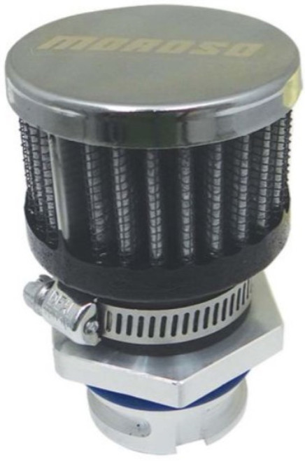 Moroso GM LS Valve Cover Breather Kit - OEM - Single Tab Oil Fill Hole - 68839