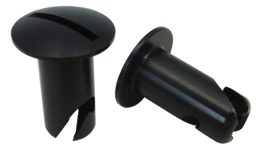 Moroso Quick Fastener - Oval Head - 5/16in x .500in - Steel - Black - 10 Pack - 71346