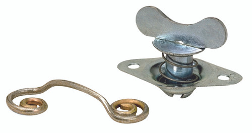 Moroso Quick Fastener - Self Ejecting - Butterfly Head - 5/16in x .400in - Steel - 10 Pack - 71460