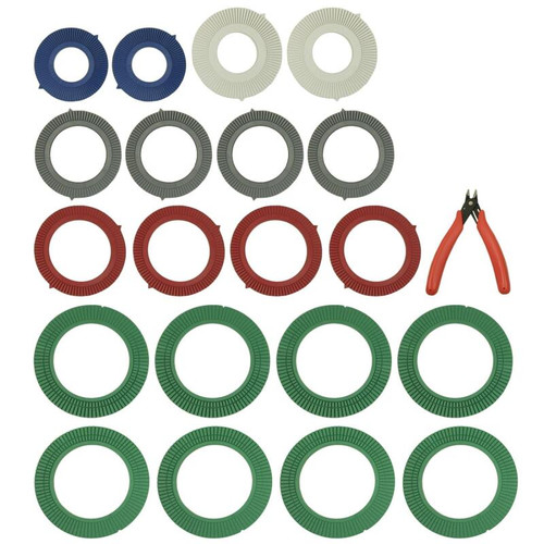 MOOG Assortment of 8 Color-Coded Wheel Alignment Shim - K100339 Photo - Primary
