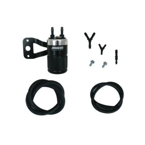 Moroso H-D Twin Cam (w/Vance & Hines VO2 Air Cleaner Excl VO2 90) Air Oil Separator - Blk & Polished - 85718