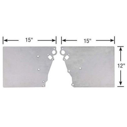 Moroso Chevrolet & Pontiac LS Series 2-Piece Front Motor Plates - C3995