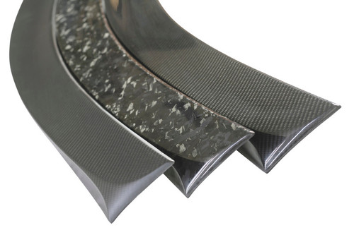 MXP 2012+ Tesla Model S Dry Carbon Trunk Spoiler - MCPTS-1M