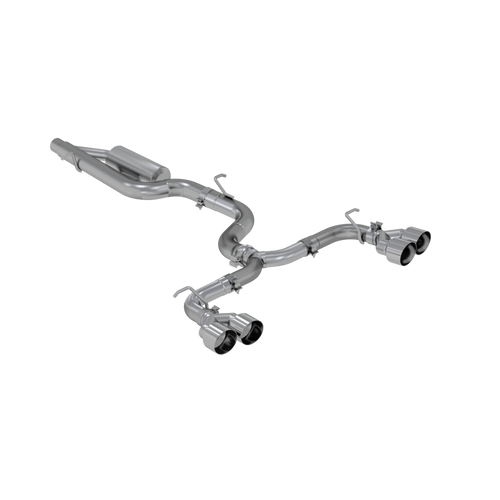 MBRP 15-19 VW Golf R 3in Cat Back Single Exit Exhaust Pro Series w/ Valve Delete - T304 - S4603304