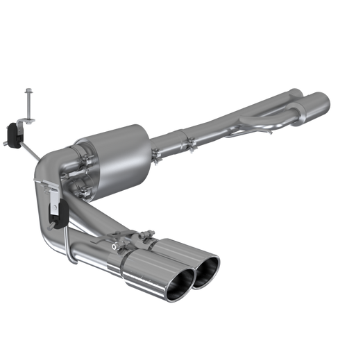 MBRP 2019+ Chevrolet Silverado 1500 4.5L/5.3L Pre-Axle Dual Side Exite w/ 4in OD Tip- T304 - S5092304