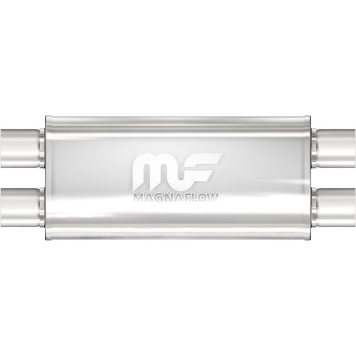 MagnaFlow Muffler Mag SS 18X5X8 2.5 D/D - 12468