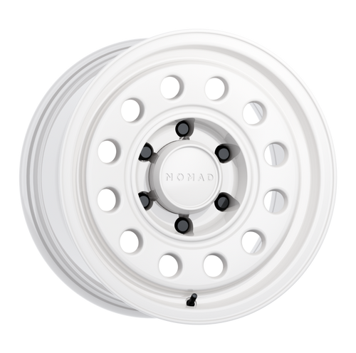 Nomad N501SA Convoy 17x8.5in / 5x127 BP / -10mm Offset / 78.1mm Bore - Gloss White Wheel - N501SA-78550-10