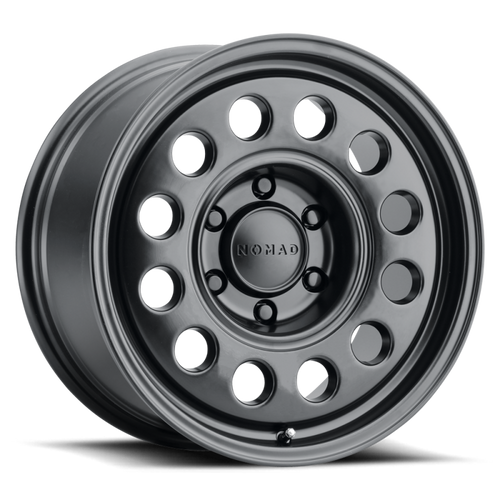 Nomad N501SB Convoy 16x8in / 5x130 BP / -10mm Offset / 84.1mm Bore - Satin Black Wheel - N501SB-68031-10 Photo - Primary
