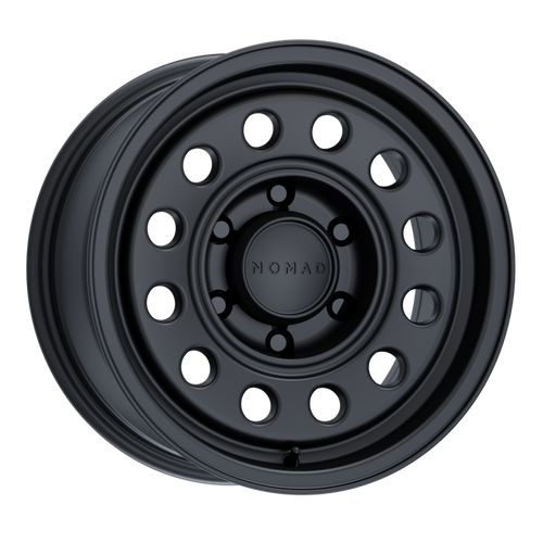 Nomad N501SB Convoy 17x8.5in / 5x127 BP / 0mm Offset / 78.1mm Bore - Satin Black Wheel - N501SB-78550-00