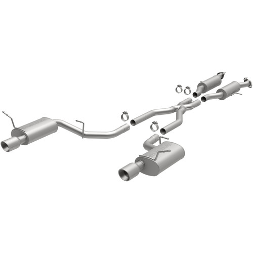 MagnaFlow 11-12 Dodge Durango V8 5.7L Dual Split Rear Exit Stainless Cat Back Performance Exhaust - 15068