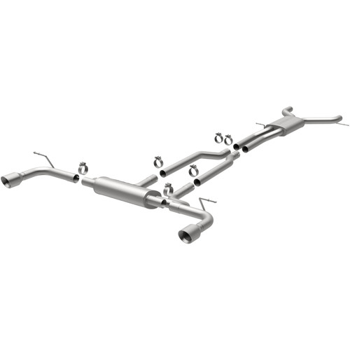 MagnaFlow 07 Audi Q7 V8 4.2L Dual Split Rear Exit Stainless Cat-Back Perf Exhaust - 15085