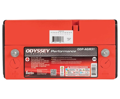 Odyssey Battery Auto/Truck/Heavy Duty & Commercial Performance AGM Battery (31-925S) - ODP-AGM31