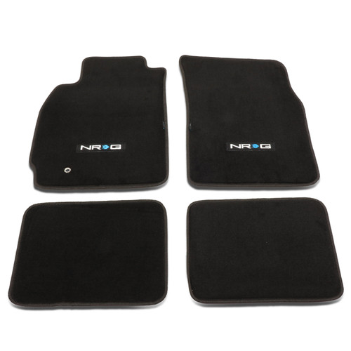NRG Floor Mats - 03-05 Evo 8 (Evolution Logo) - 4pc. - FMR-500
