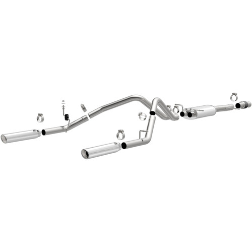 Magnaflow 14 Chev Silverado V8 5.3L SC Cab Dual Split Rear Exit SS Cat Back Perf Exhaust - 15278